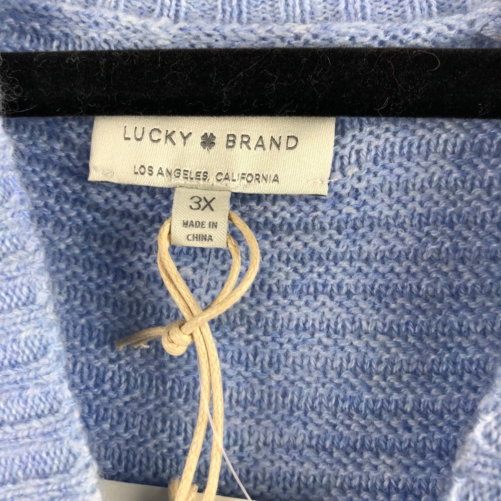 Lucky Brand Lace-Up Sweater - Picture 5 of 6